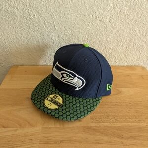 New Era Navy and Lime Cap for Adult